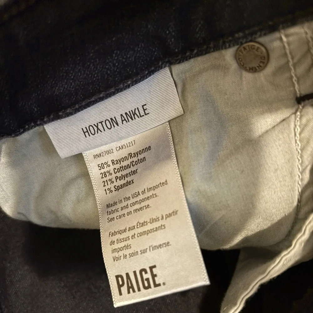PAIGE Hoxton Ankle Skinny Jeans Womens Sz 27 - Picture 5 of 7